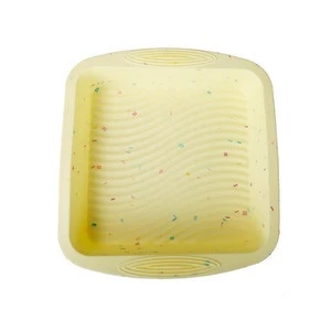 hot selling cake tools Large rectangle Food grade  silicone Brownie cake molds Pan