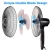 Import Hot Selling Low Price Portable Electric Fan Home Floor Fan With Remote Control from China