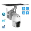 Hot Selling Outdoor 4G Solar Powered PTZ WiFi CCTV Security IP Camera