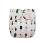 Hot selling popular ecologic reusable soft button baby cloth diaper