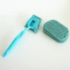 Hot selling replaceable kitchen scrub cleaning brush with plastic handle