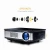 Import Hot selling ROHS multimedia 1080p full hd video proyector USB VGA LED light  home christmas cinema theater kids lcd projector from China