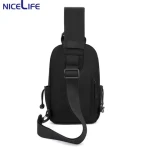 Hot Selling sports waist bag fanny packs custom logo multifunctional outdoor travel men bags men leather pu chest bag men