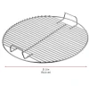 Hot selling TYS8001 Solid wire Barbecue Wire Mesh outdoor grill Charcoal Stainless Steel Replacement round cooking grid grate