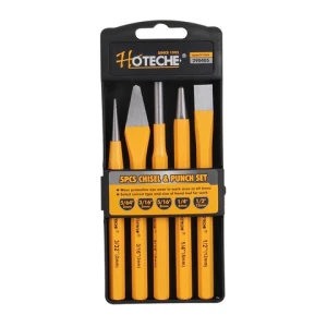 Hoteche 5pcs Chisel & Punch Set    chisel & punch