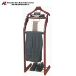Hotel Clothes Valet Stand Wtih Shoes Bar Men Suit Valet Stand Coat Rack Hat Rack