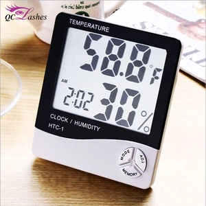 Household mini lcd digital thermometer hygrometer wireless indoor outdoor thermometer