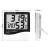 Import HTC-1 Indoor Room LCD Electronic Digital Temperature Humidity Meter Thermometer Hygrometer Weather Station from China