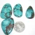 Import Hubei Spiderwebbed Turquoise Cabochon Loose Gemstones from China
