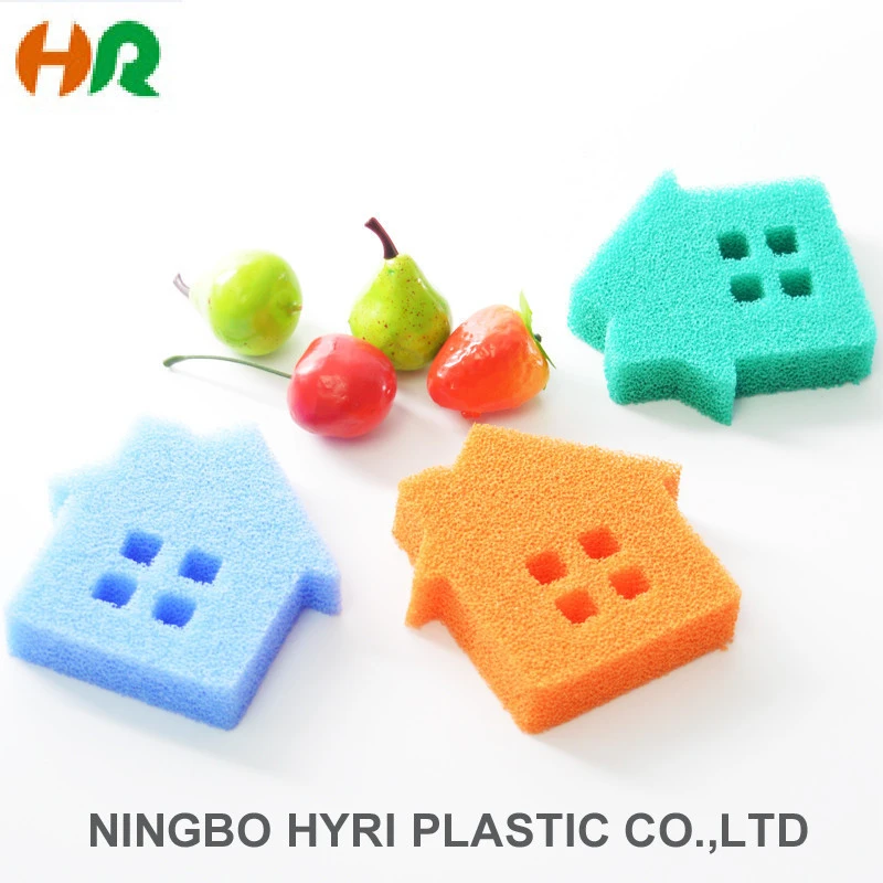 HYRI Eco Friendly Silicone Sponge Dish Washing Scouring Pad Scrubber Bush Kitchen Sponge