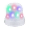 HZM-18010 LED Light Up Colorful Flashing White Knit Halloween Party Novelty Christmas Gift hat