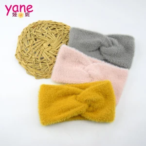 Imitation marten fashion fabric style headband for girls