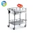 Import IN-677 Stainless Steel Clinical Hospital Dressing Instrument Cart Trolley with 2 Drawer from China