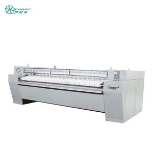 industrial bed sheets flatwork ironing machine for hotel washing room