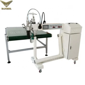 Industrial PVC Fabrics Welding Sewing Hot Wedge Hot Air Seam Sealing Machine for Acrylic Shelter with Tape Dispenser