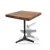 Import Industrial Square Mango wood Top Cafe Table from India