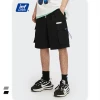 INF Loose Cargo Shorts Men Summer Elastic Waist Basketball Boys Comfy Pockets Lounge Mens Shorts