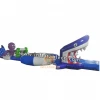 inflatable sealed airtight water sea world water game dolphin shark octopus obstacle course