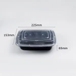 Injection Durable Heavy Duty Leakproof Meal Prep 32Oz 1000Ml Deli Food Storage Containers With Lids