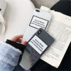 INS Funny Social media seriously harms smoke tickets label clear soft phone case for iphone 12 11 Pro Max X XR XSmax 7 8 plus