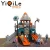 Import Interesting and high quality outdoor play ground plastic slide from China