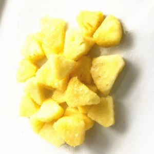 IQF Peeled Frozen Pineapple Cut
