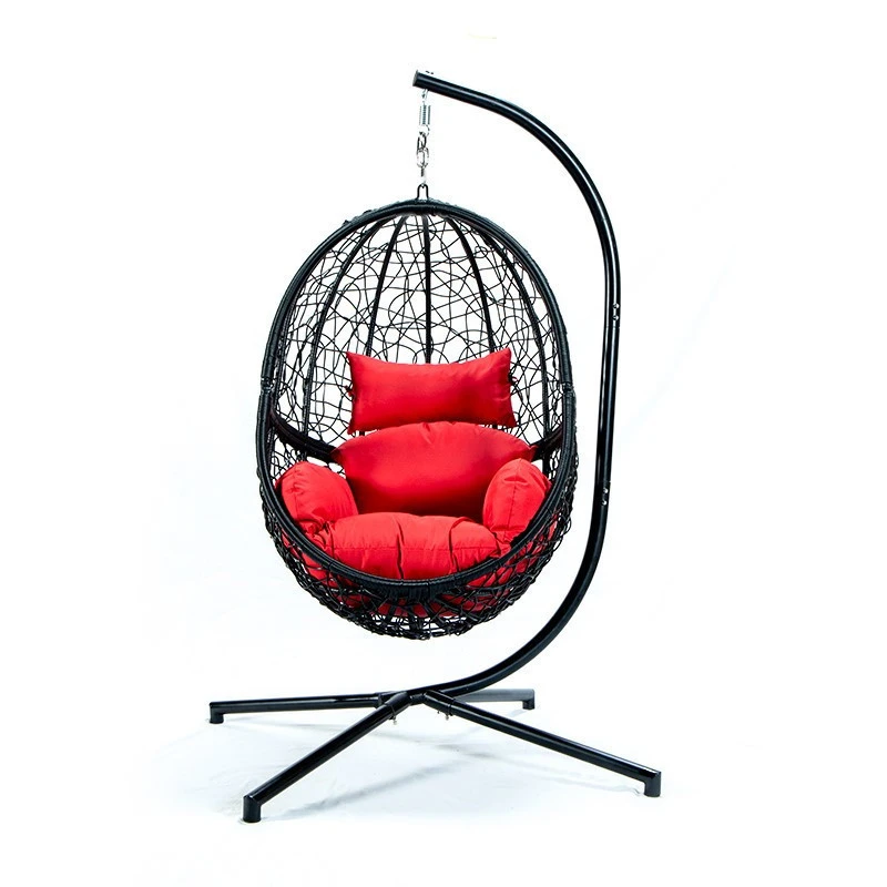 Iron Steel Frame Powder Coated Swing Chair Hanging Chair with Stand