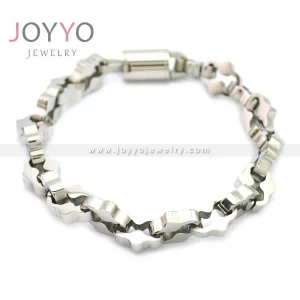 Irregular gold-plated color matching bracelet mens personality charm fashion stainless steel motorcycle chain bracelet
