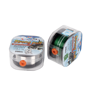 Fishing Line Tackle Fluorocarbon Reaction Strong Japanese 200m Nylon Transparent 