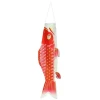 Japanese Carp Flag Windsock Blue Koinobori Windsock Streamer Fish Hanging for Sushi Bar Outdoor Home Garden Yard Decor