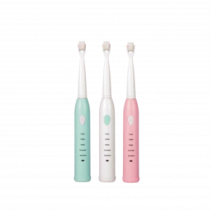 Japanese customized oral care electric pink raw design toothbrush