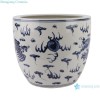 Jingdezhen Hand-Painted Flower and Bird Ceramic Water Tank