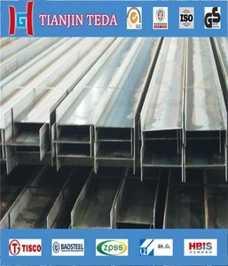 JIS standard Hot rolled steel H-beams price