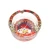 Import JL-005S Wholesale Portable Round Glass Cigar Cigarette Cute Ashtray Small With Custom Pattern Ash Tray from China