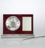 K8033 Office table clock with pen