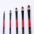 Import Keep Smiling 5pcs filbert Artist Paint Brush Set with Bicolor Synthetic Hair and Black Anodised Aluminium Ferrule for Wholesale from China