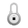 keyless Smart Fingerprint USB Charge Padlock IP65 Waterproof Lock for bike, cabinet, door lock