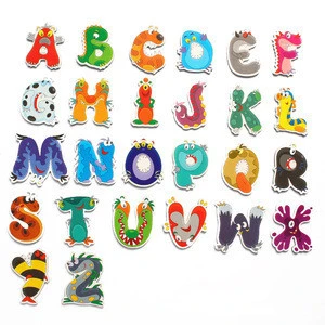 Kids Fashion Design Personal Cheap Custom Alphabet ABC Fridge Magnets