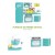 Import Kids light green fashion refrigerator kitchen set toys for kids pretend play from China