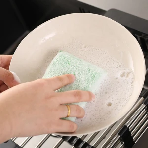 kitchen wash dish household clean sponge eco friendly cleaning sponge  scouring pad