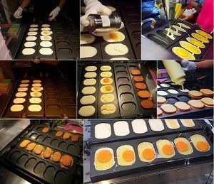 Korean Egg Bread Maker Commercial Egg Shape Waffle Maker Gyeran-ppang Maker