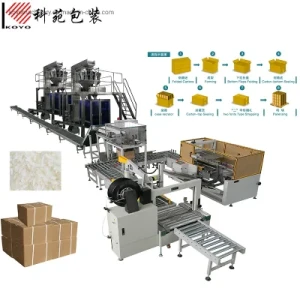 Kyzx-2 Automatic  Bag Baler Filling Sealing Packing Machine ,Case Packer,Cartoning Machine for Baler Bags with Granules,Seeds,Sugar,Seeds,Salt ,Beans,Grains