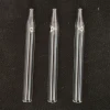 L 5" Cheap Simple Handpipe Glass Disposable Smoking Pipe Handmade Blown Glass Clear Tobacco pipe