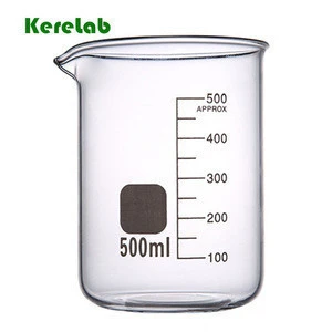 Laboratory borosilicate glass beaker bong