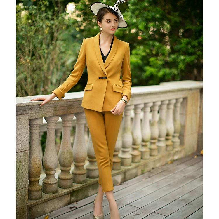 Ladies Formal Professional Business Office Wear Blazer Suit