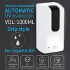 Large-capacity Wall-mounted Automatic Induction UV Sanitizer Liquid Soap Dispenser Disinfection  Hand Soap Dispenser