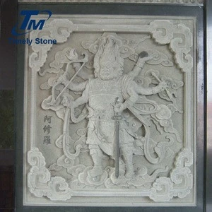 large stone flower relief sculptures sale