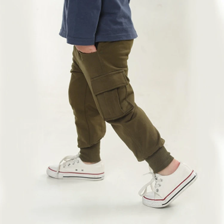 Latest Causal Cargo Pants Full Length Cool Boys Clothing Baby Pants