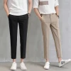 Latest Design straight Pants Mens Slim Fit office formal dress trousers pants men Trouser