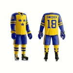 Latest style winter sublimated team practice league cheap man ice hockey jerseys